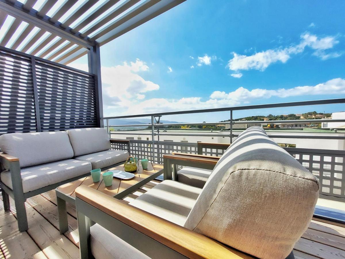Appartement Catalina - Double Terrasse - Wifi - Clim - Porticcio Porticcio  Dış mekan fotoğraf